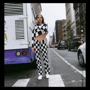 Zara checkered pants